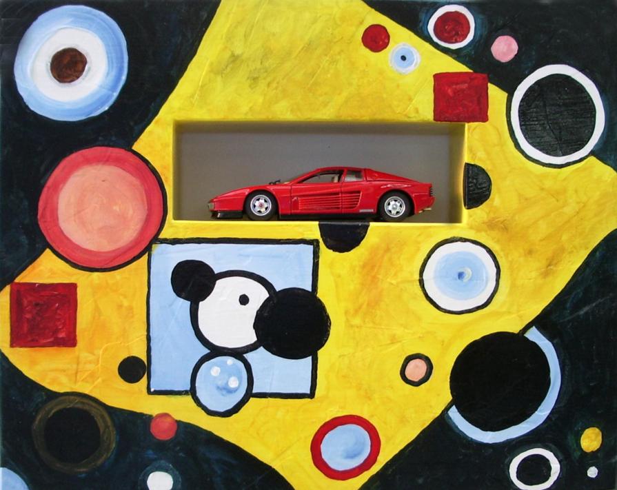 Ferrari Testarossa - 1984 ( omaggio a Vassilly Kandinsky )