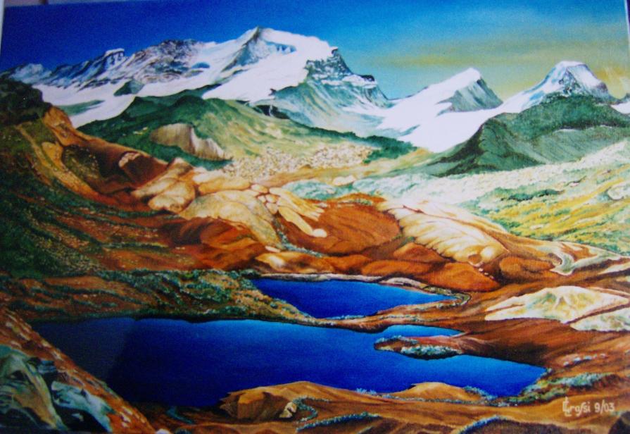 LG 0054 - Gran Paradiso - Lago di Trois becs - Piemonte