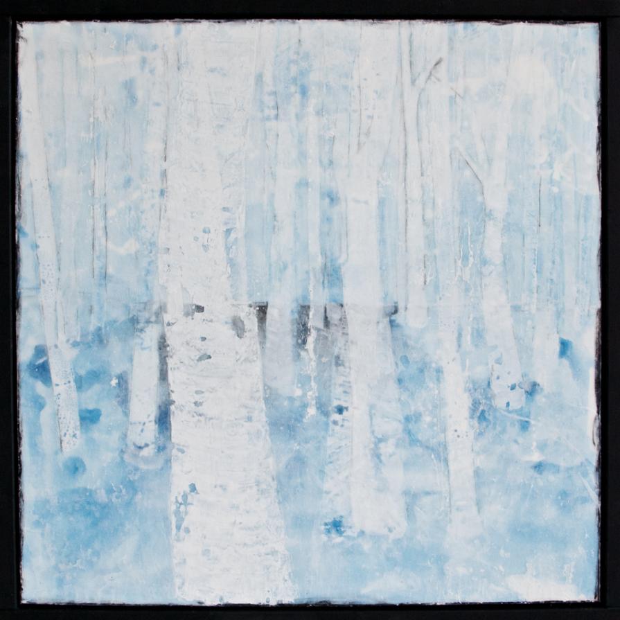 The snowing forest inside me