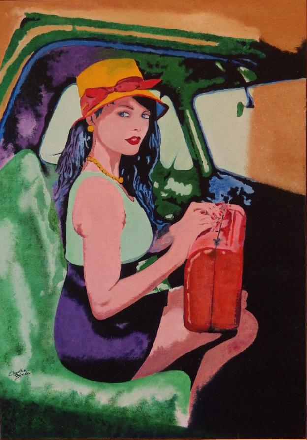 la ragazza con la valigia