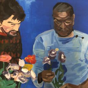 Arranging the flowers