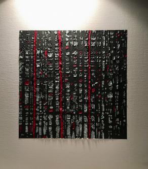 st rodolfo mancarella 2019 astratto informale acrilico  materico