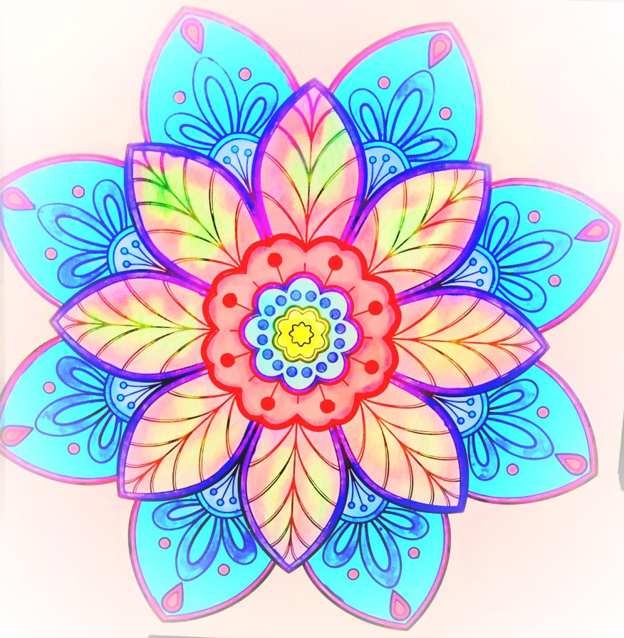 ... L'universo interiore in un fiore di colori ...