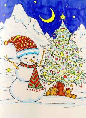 Possa la tua felicità essere grande quanto la neve !!! ❤️