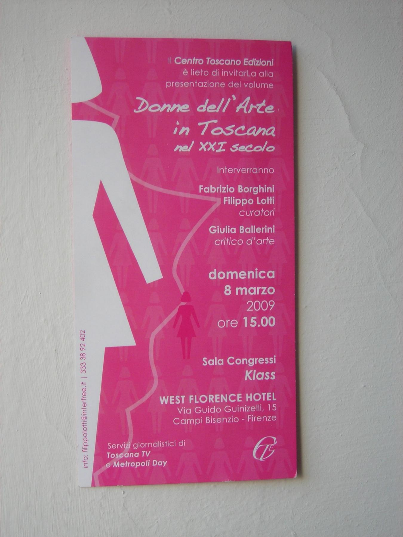 DONNE NELL'ARTE IN TOSCANA