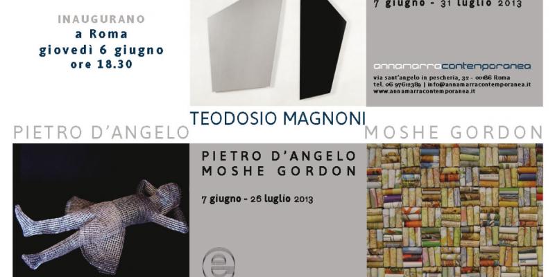 COLLECTIVE EXHIBITION:   MOSHE GORDON & PIETRO D’ANGELO