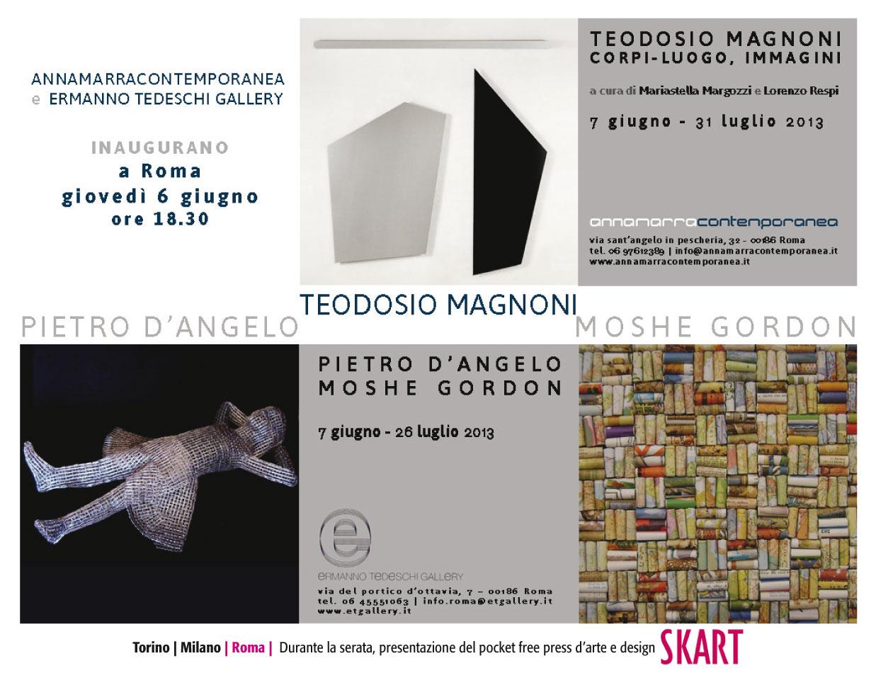 COLLECTIVE EXHIBITION:   MOSHE GORDON & PIETRO D’ANGELO