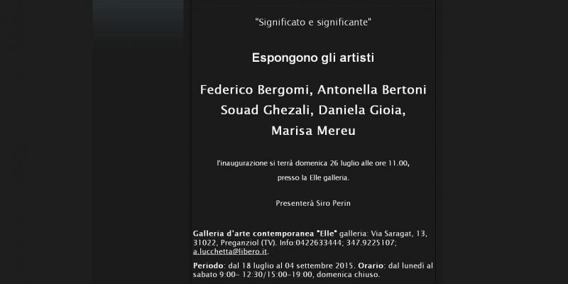 "Significato e Significante" "Significato e Significante"