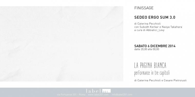 La Pagina Bianca" di Caterina Pecchioli e Cesare Pietroiusti