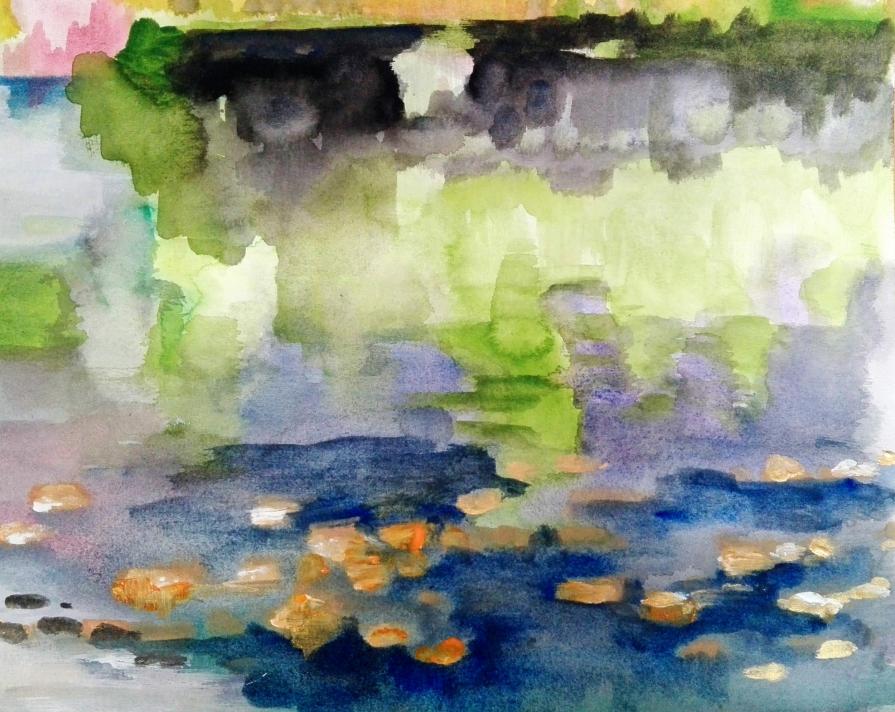 L'osservazione dal vero, il primo schizzo, la fotografia e il primo bozzetto, eseguito con acquarelli ed acrilici.