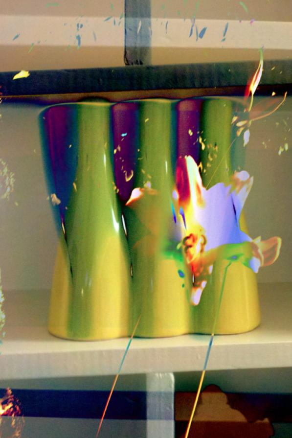 A yellow lily threesome