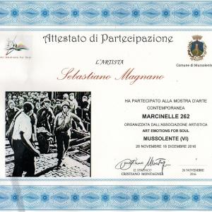 MARCINELLE 262, Mussolente (VI), a cura di Mario Castellese