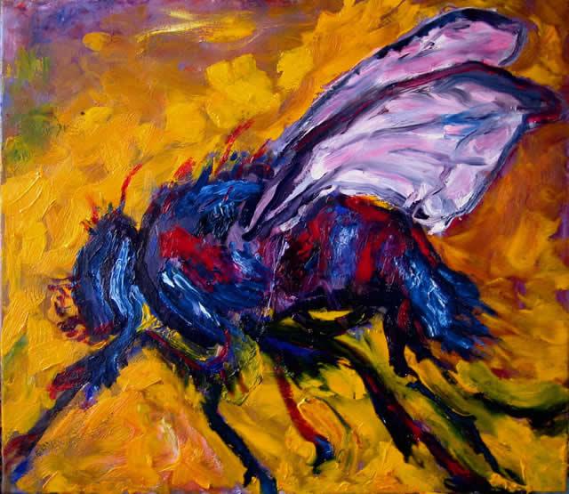 Dead Fly In Golden Light