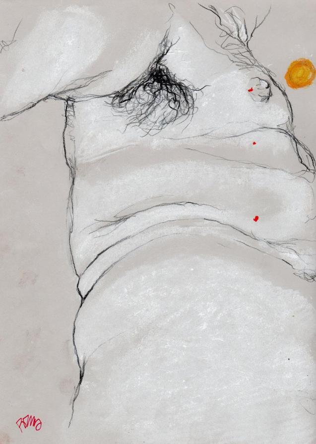 autoscatto in ricordo di lucian freud