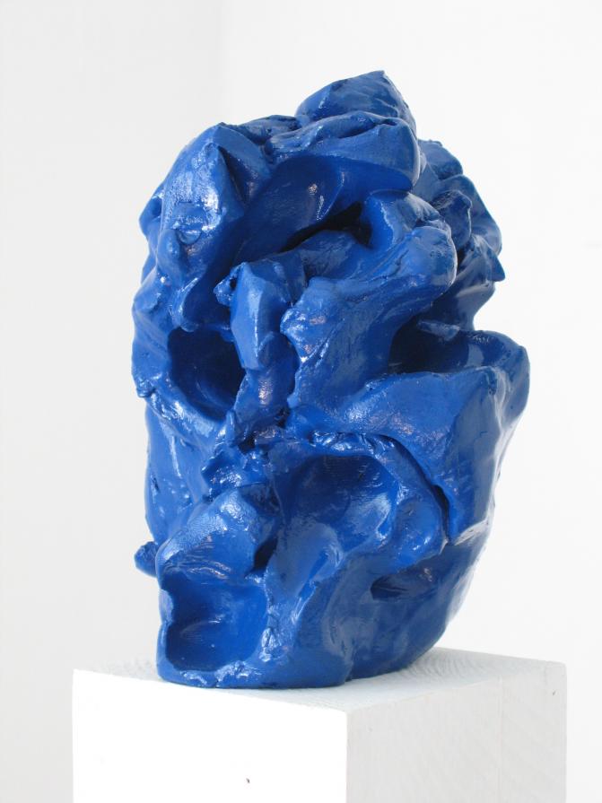 Grosser blauer Kunstgriff