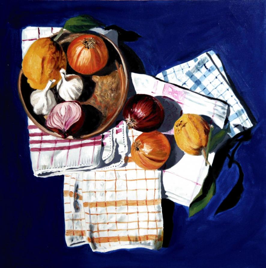 Paul De Haan - Still life in blue Paul De Haan - Still life in blue