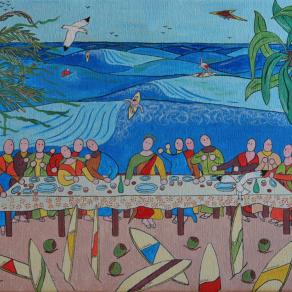 ultima cena alle hawaii