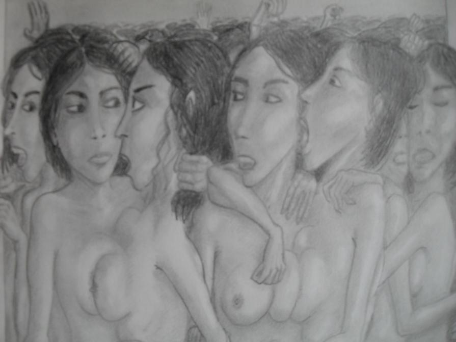 Piccolette lottanti - Al Concorso: Chi esce per prima? (particolare)