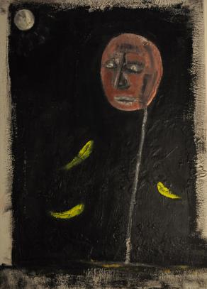 Girasole che senza sole perde i petali