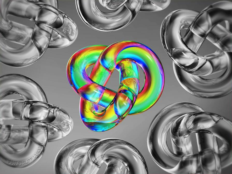 Glassy Trifoil Knots