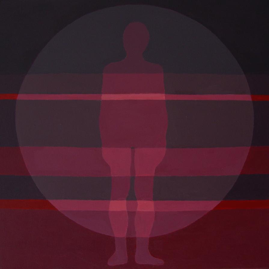 "La grande luna" - Sanremo 2016 - acrilico su tela