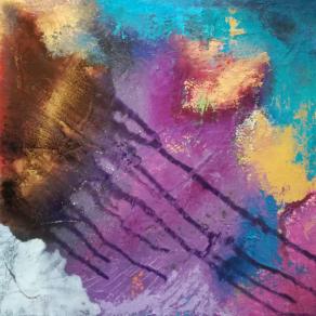 Medusa (Jellyfish) - Oil on canvas 60x60 cm. 2022