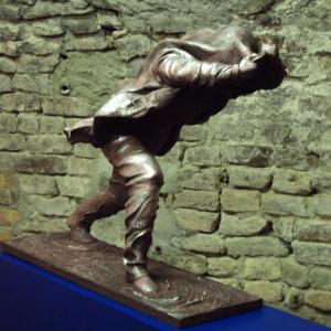 Il Maestro di scultura Denis Raccanelli alla ArteArte di Mantova.