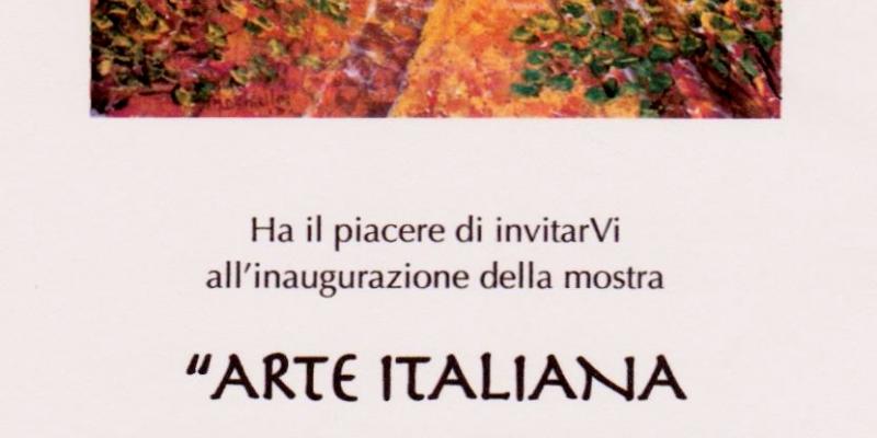 "ARTE ITALIANA CONTEMPORANEA" "ARTE ITALIANA CONTEMPORANEA"