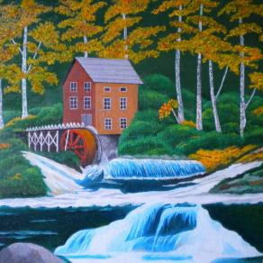 LG 0269 - Mulino ad acqua nel bosco