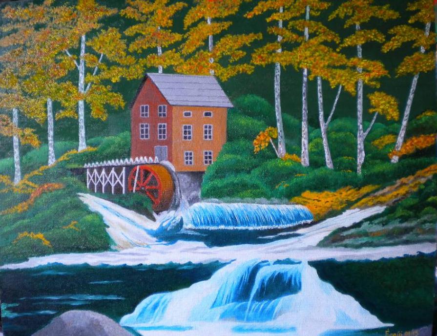 LG 0269 - Mulino ad acqua nel bosco