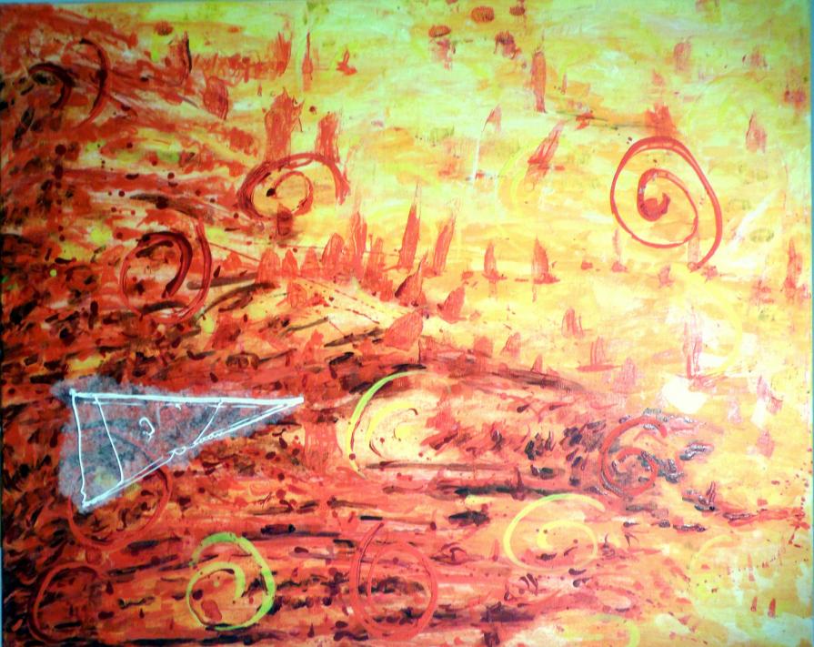 Diálogo de partículas antes de la creación. Dialogo con el Fuego.   