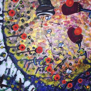 detail of 'late at night in the motel room of God'