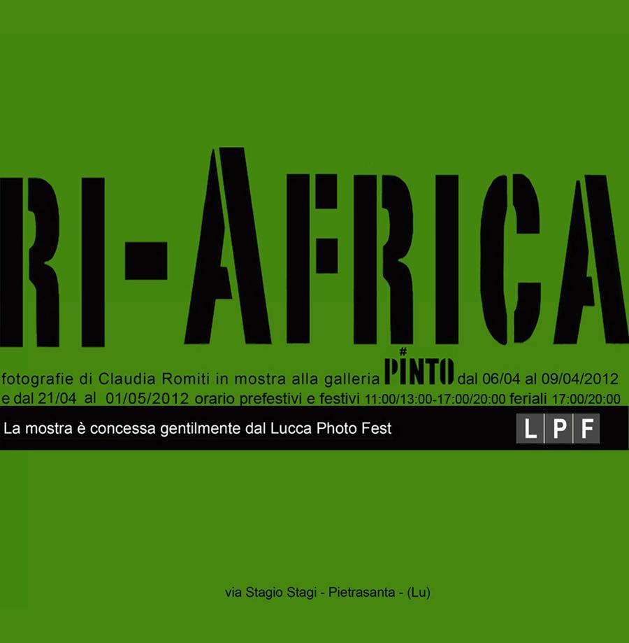 ri-Africa alla Galleria PINTO. Primo premio Contest - Roberto Del Carlo Luccaphotofest 2009  Finalista nella selezione Descubrimientos, PhotoEspaña 2010