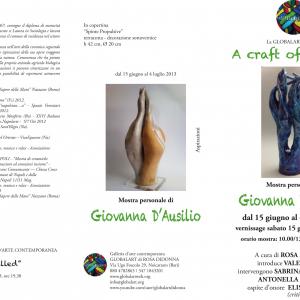 Three staff “Afoismi” “A craft of skilled “ “ In..Coscienza”