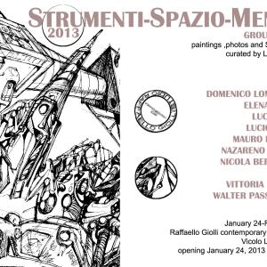 Strumenti-Spazio-Mente mostra con opere di Elena Menga