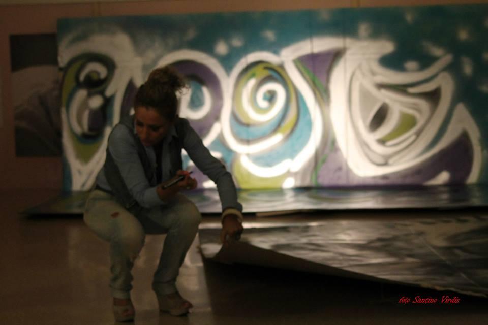 “Serranda d’ ARTISTA”: Morsi d’ ARTE ROMA al PIGNETO