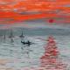 "Fishing at sunrise" "Recordando a los impresionistas"
