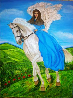 Angelo a cavallo