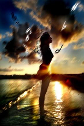 vibra il tuo corpo note musicali....