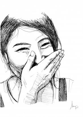 笑顔隠し (Egao kakushi-sorriso nascosto)