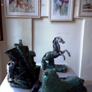 EFFETTO ACQUA, ACQUERELLI E SCULTURE A PALAZZO DUCALE