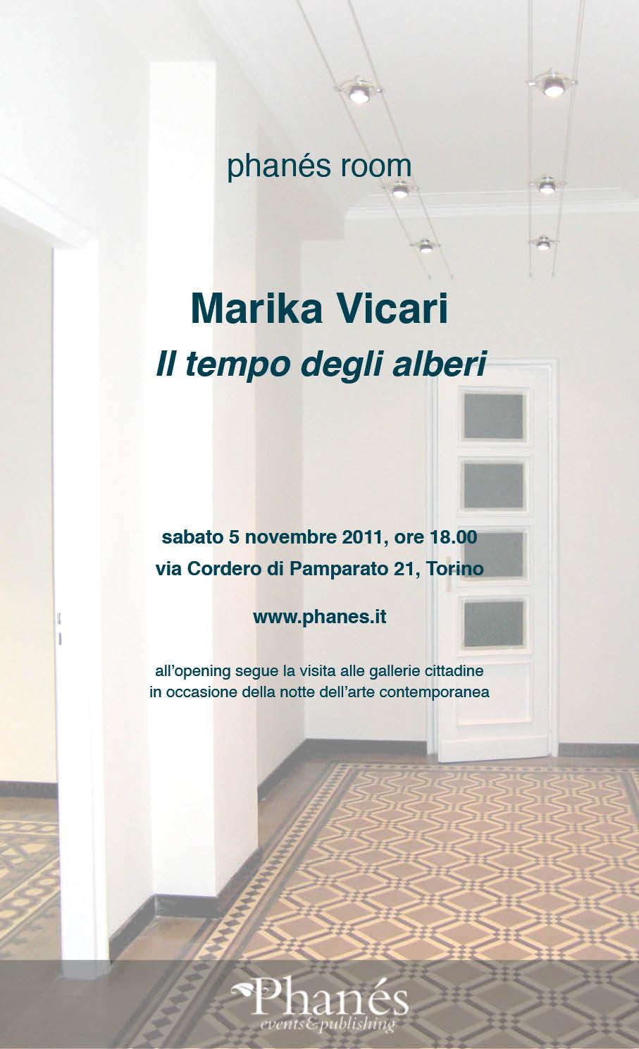 MARIKA VICARI Il tempo degli alberi