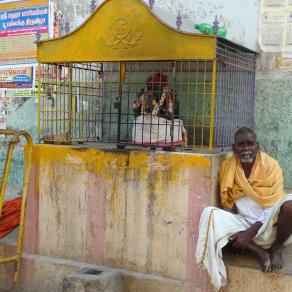 Ganesh in Cage with Svastica