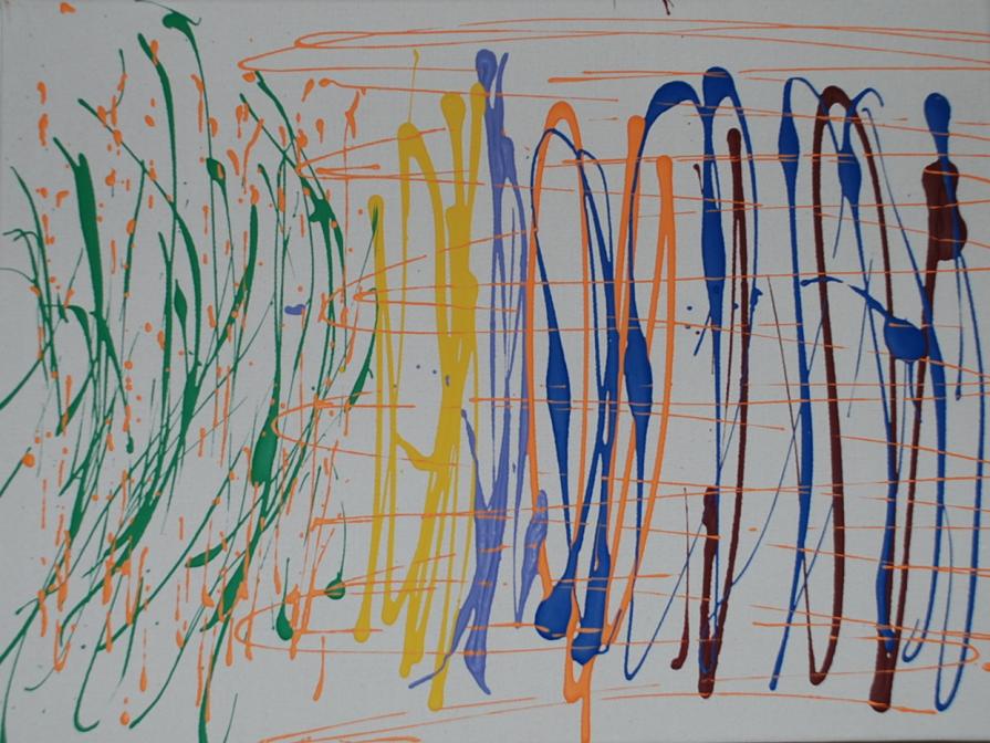 Danza di note colorate