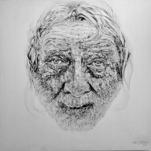 PIRATES OF SYRIAN // PENCIL ON CANVAS // 150x150 cm // Ali Zülfikar Copyright 2015