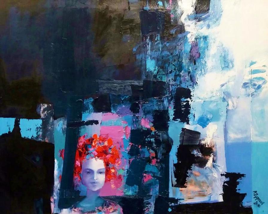 HALFWAY, year 2016, oils