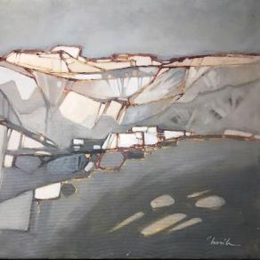 Livio Basile - Paesaggio - acrilico su tela - 50 x 50