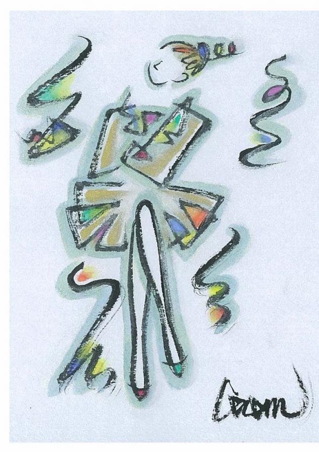 Lady in subway  train