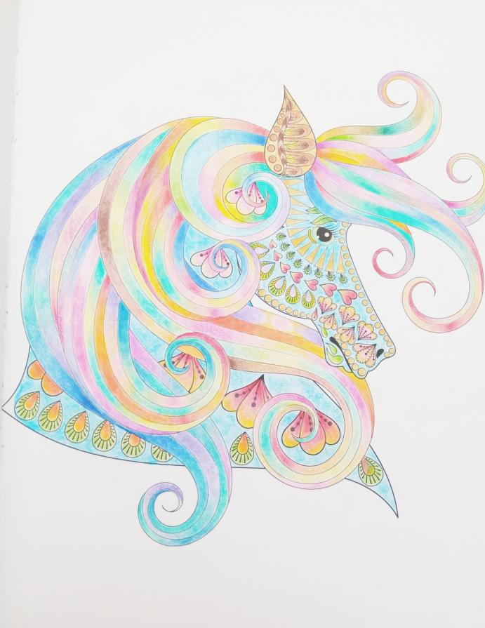 Art therapy unicorno 2