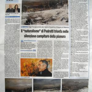 Presentazione del maestro ANTONIO PEDRETTI  a Bibbiano (RE)